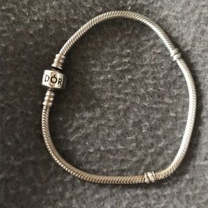 8 in. Pandora sterling silver bracelet